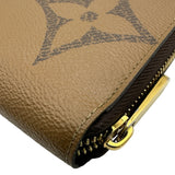 ルイ・ヴィトン LOUIS VUITTON ジッピー･ウォレット M69353 ブラウン モノグラム ジャイアント・リバース レディース 長財布