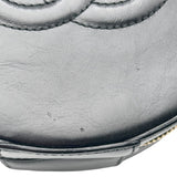 シャネル CHANEL ココマーク ラウンドハンドバッグ 25番台 ブラック ゴールド金具 カーフ レディース ハンドバッグ