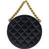 シャネル CHANEL ココマーク ラウンドハンドバッグ 25番台 ブラック ゴールド金具 カーフ レディース ハンドバッグ