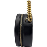 シャネル CHANEL ココマーク ラウンドハンドバッグ 25番台 ブラック ゴールド金具 カーフ レディース ハンドバッグ