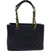 シャネル CHANEL GSTチェーントートバッグ A50995 14番台 ブラック ゴールド金具 キャビア レディース トートバッグ