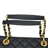 シャネル CHANEL GSTチェーントートバッグ A50995 14番台 ブラック ゴールド金具 キャビア レディース トートバッグ