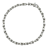 ティファニー TIFFANY＆CO ハードウェアマイクロリンクブレスレット ラージ シルバー Ag925 ジュエリー