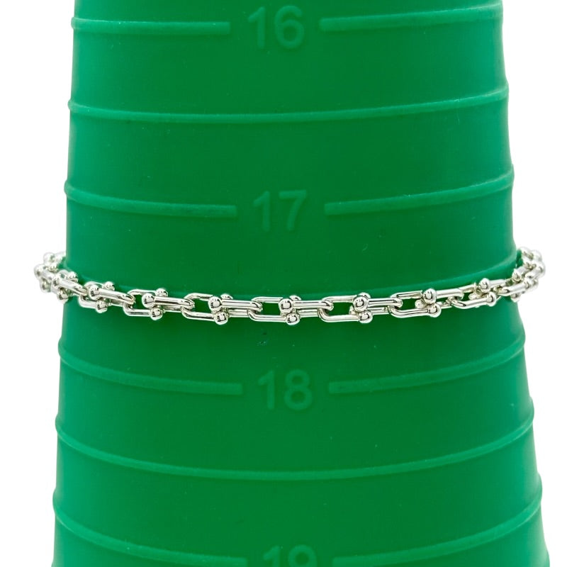ティファニー TIFFANY＆CO ハードウェアマイクロリンクブレスレット