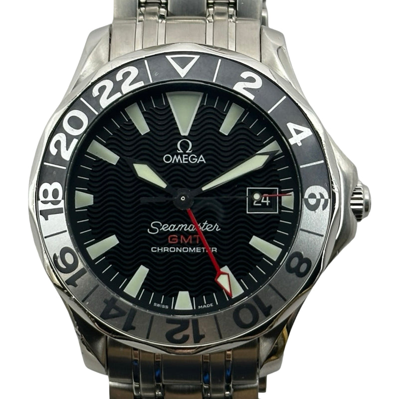 オメガ OMEGA シーマスター 300M GMT 2234.50 ブラック ステンレス