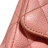シャネル CHANEL マトラッセ25 A01112 ピンク ゴールド金具 キャビアスキン レディース ショルダーバッグ