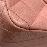 シャネル CHANEL マトラッセ25 A01112 ピンク ゴールド金具 キャビアスキン レディース ショルダーバッグ