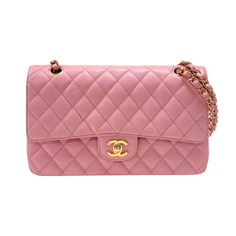 シャネル CHANEL マトラッセ25 A01112 ピンク ゴールド金具 キャビア