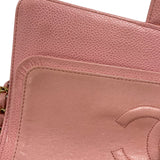 シャネル CHANEL マトラッセ25 A01112 ピンク ゴールド金具 キャビアスキン レディース ショルダーバッグ