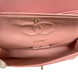 シャネル CHANEL マトラッセ25 A01112 ピンク ゴールド金具 キャビアスキン レディース ショルダーバッグ