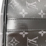 ルイ・ヴィトン LOUIS VUITTON キーポル・バンドリエール45 M40569 ブラック　シルバー金具 モノグラム・エクリプス メンズ ボストンバッグ