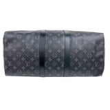 ルイ・ヴィトン LOUIS VUITTON キーポル・バンドリエール45 M40569 ブラック　シルバー金具 モノグラム・エクリプス メンズ ボストンバッグ