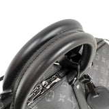 ルイ・ヴィトン LOUIS VUITTON キーポル・バンドリエール45 M40569 ブラック　シルバー金具 モノグラム・エクリプス メンズ ボストンバッグ
