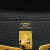 エルメス HERMES ケリー25 内縫い K刻 ブラック ゴールド金具 トゴ レディース ハンドバッグ ショルダーバッグ
