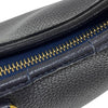 エルメス HERMES トリム31 □B刻 ブルーインディゴ ゴールド金具 フィヨルド レディース ショルダーバッグ