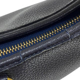 エルメス HERMES トリム31 □B刻 ブルーインディゴ ゴールド金具 フィヨルド レディース ショルダーバッグ