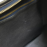 エルメス HERMES トリム31 □B刻 ブルーインディゴ ゴールド金具 フィヨルド レディース ショルダーバッグ