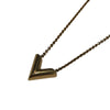 ルイ・ヴィトン LOUIS VUITTON ネックレス・エッセンシャルV M00857 ゴールド メッキ レディース ネックレス