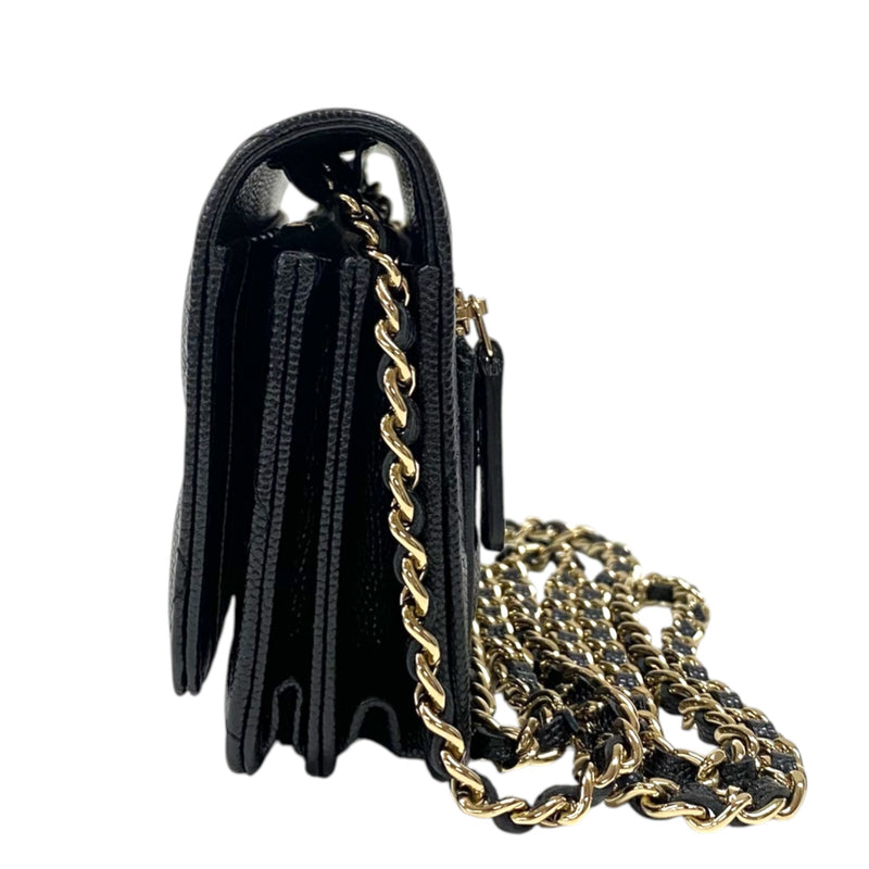 viof　CHANEL  マトラッセ  スモールウォレット シャネル CHANEL マトラッセ ミニチェーンウォレット AP1649 ブラック
