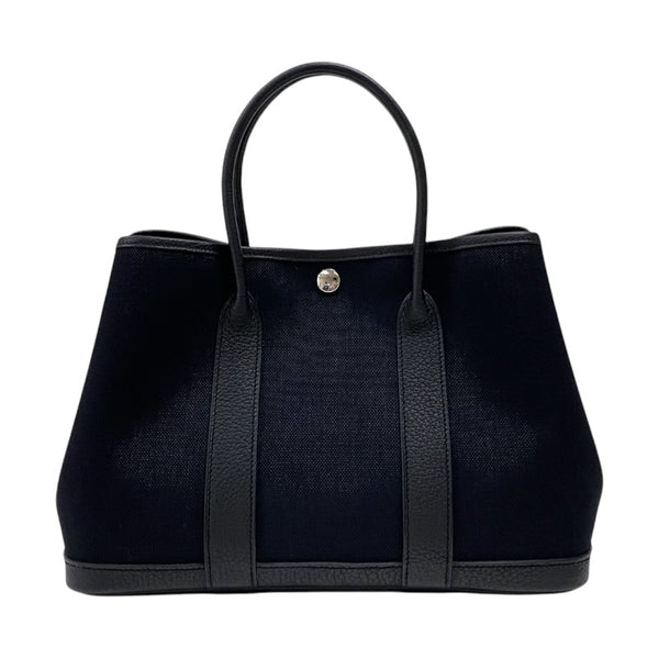 エルメス HERMES ガーデンパーティTPM B刻 ブラック トワル ネゴンダ