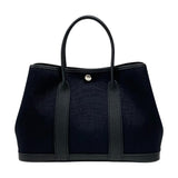 エルメス HERMES ガーデンパーティTPM B刻 ブラック トワル ネゴンダ レディース トートバッグ