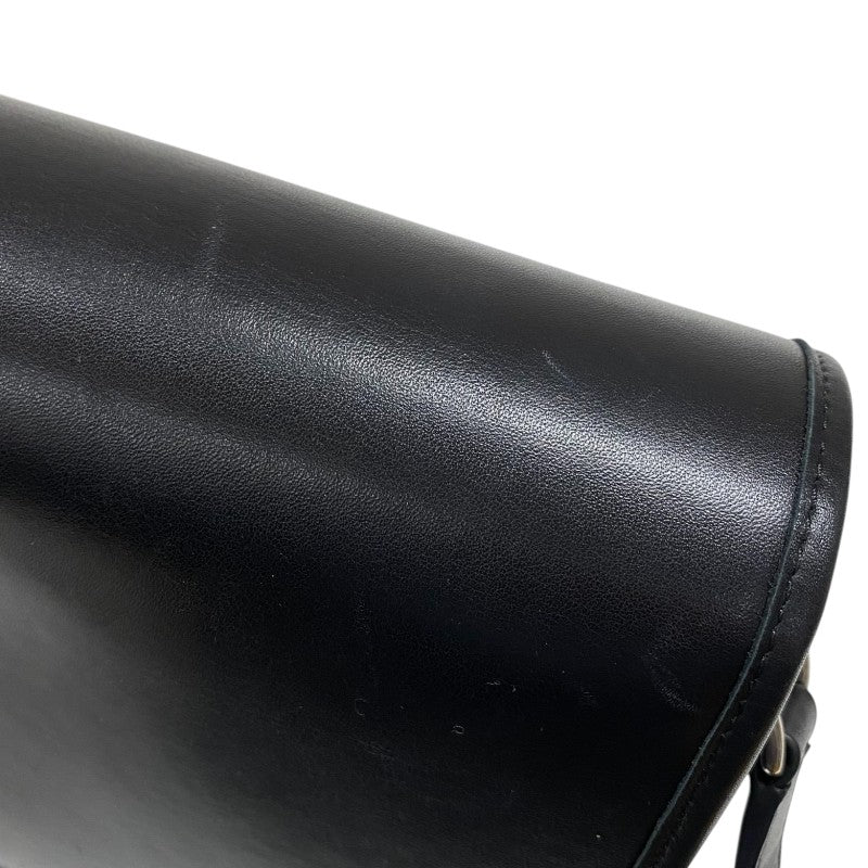 セリーヌ CELINE ミディアム ブザス 114453 ブラック シルバー金具