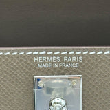 エルメス HERMES ミニケリー2 K刻 エトゥープ シルバー金具 エプソン レディース ショルダーバッグ