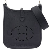 エルメス HERMES エヴリンTPM K刻 ブラック シルバー金具 トリヨン レディース ショルダーバッグ
