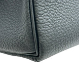 エルメス HERMES ケリー25 内縫い K刻 ブラック シルバー金具 トゴ レディース ショルダーバッグ