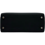 エルメス HERMES ケリー25 内縫い K刻 ブラック シルバー金具 トゴ レディース ショルダーバッグ