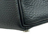 エルメス HERMES ケリー25 内縫い K刻 ブラック シルバー金具 トゴ レディース ショルダーバッグ