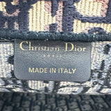 クリスチャン・ディオール Christian Dior ブックトートラージ M1286 ネイビー オブリークジャカード レディース トートバッグ