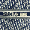 クリスチャン・ディオール Christian Dior ブックトートラージ M1286 ネイビー オブリークジャカード レディース トートバッグ
