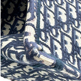 クリスチャン・ディオール Christian Dior ブックトートラージ M1286 ネイビー オブリークジャカード レディース トートバッグ