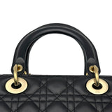 クリスチャン・ディオール Christian Dior レディディオールラージ M05660NGE ブラック カナージュラム レディース ショルダーバッグ