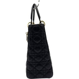 クリスチャン・ディオール Christian Dior レディディオールラージ M05660NGE ブラック カナージュラム レディース ショルダーバッグ