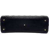 クリスチャン・ディオール Christian Dior レディディオールラージ M05660NGE ブラック カナージュラム レディース ショルダーバッグ