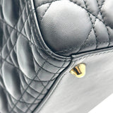 クリスチャン・ディオール Christian Dior レディディオールラージ M05660NGE ブラック カナージュラム レディース ショルダーバッグ