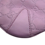 グッチ GUCCI グッチシマワンショルダーバッグ 145826 パープル レザー レディース ショルダーバッグ