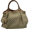 グッチ GUCCI スーキートートバッグ 211943 ベージュ ゴールド金具 キャンバス/レザー レディース トートバッグ