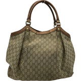 グッチ GUCCI スーキートートバッグ 211943 ベージュ ゴールド金具 キャンバス/レザー レディース トートバッグ