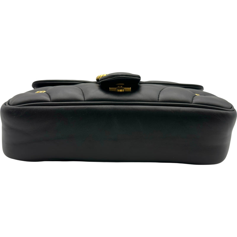 グッチ GUCCI GGマーモント チェーンショルダーバッグ 443497 ブラック