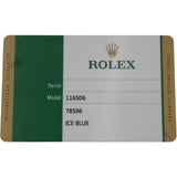 ロレックス ROLEX デイトナ 116506 アイスブルー プラチナ 自動巻き メンズ 腕時計