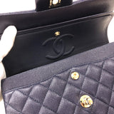 シャネル CHANEL マトラッセ23 A01113 ネイビー キャビアスキン レディース ショルダーバッグ