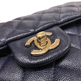 シャネル CHANEL マトラッセ23 A01113 ネイビー キャビアスキン レディース ショルダーバッグ