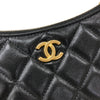 シャネル CHANEL ラージ ホーボーバッグ AS4368 ブラック ゴールド金具 ラムスキン レディース ショルダーバッグ