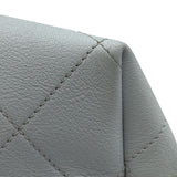 シャネル CHANEL マトラッセ ホーボーバッグ 28番台 ライトブルー ゴールド金具 カーフ レディース トートバッグ