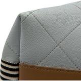 シャネル CHANEL マトラッセ ホーボーバッグ 28番台 ライトブルー ゴールド金具 カーフ レディース トートバッグ