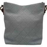 シャネル CHANEL マトラッセ ホーボーバッグ 28番台 ライトブルー ゴールド金具 カーフ レディース トートバッグ