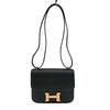 エルメス HERMES コンスタンス3ミニ Z刻 ブラック ピンクゴールド金具 エプソン レディース ショルダーバッグ